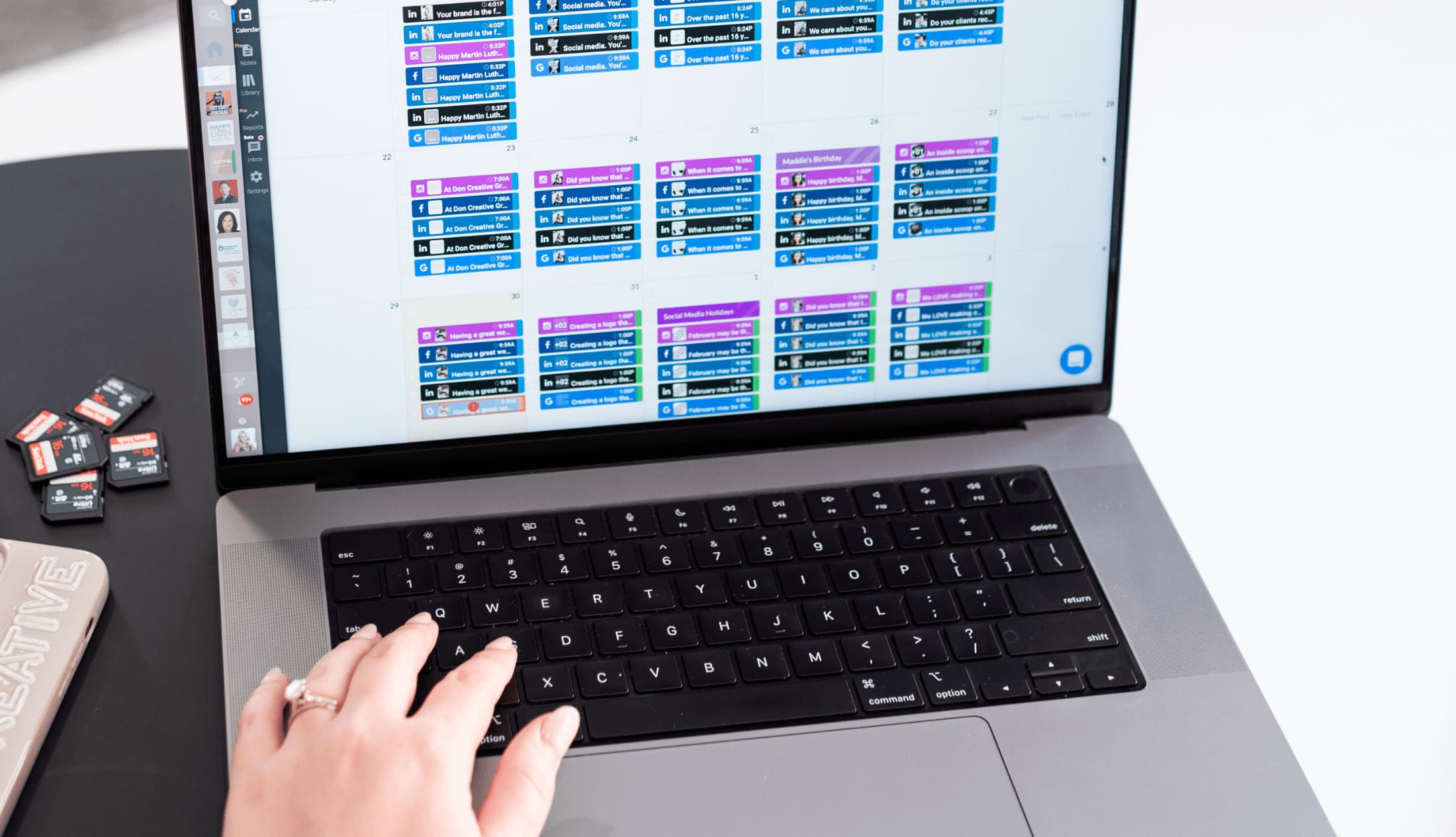 Our social media team using HeyOrca to schedule a clients Social Media posts. Boost your social media engagement with fun and easy tips from Don Creative Group. Create content your audience will love.